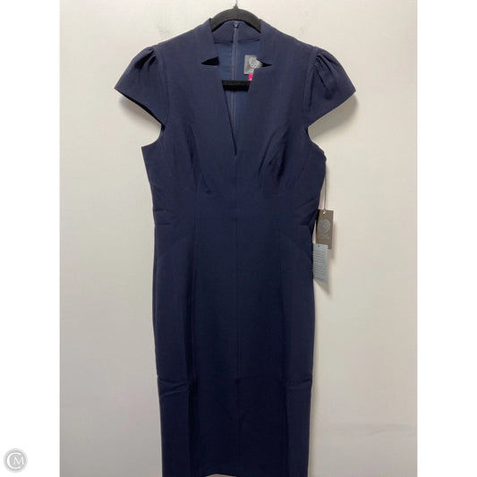 Dress Party Midi By Vince Camuto In Navy, Size: M