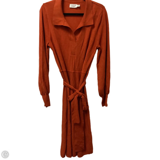 Dress Sweater By Eliza J In Copper, Size: Xl