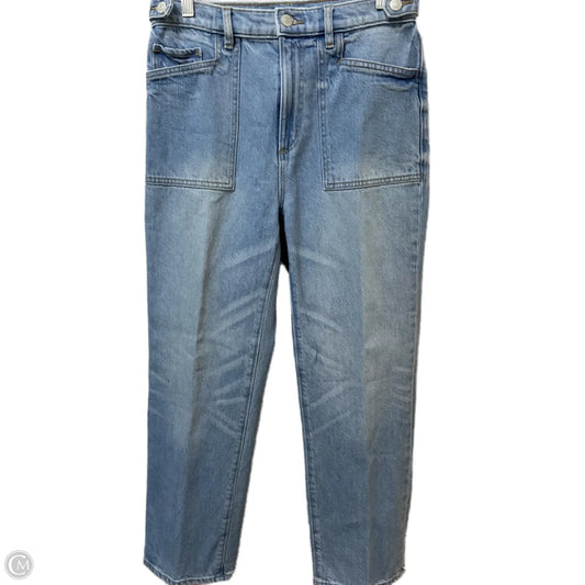 Jeans Straight By Loft In Blue Denim, Size: 2
