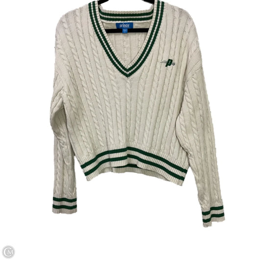 Sweater By Cmc In White, Size: L