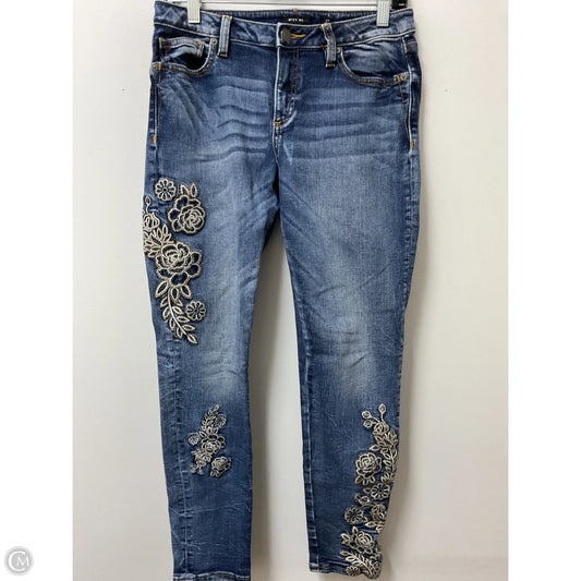 Jeans Skinny By Miss Me In Blue Denim, Size: 4