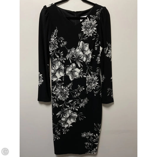 Dress Casual Midi By Joseph Ribkoff In Black, Size: S