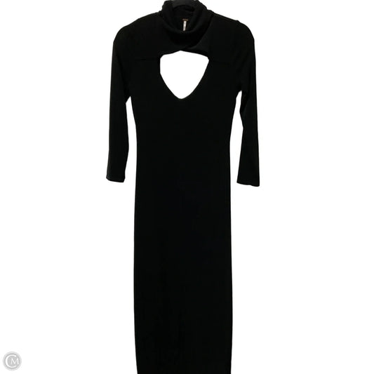 Dress Casual Maxi By Free People In Black, Size: S