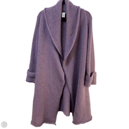 Sweater Cardigan By Soft Surroundings In Purple, Size: S