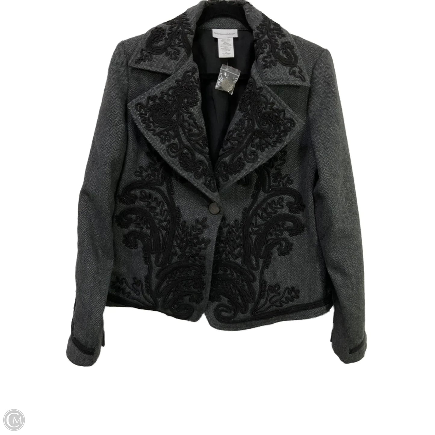 Blazer By Soft Surroundings In Grey, Size: M