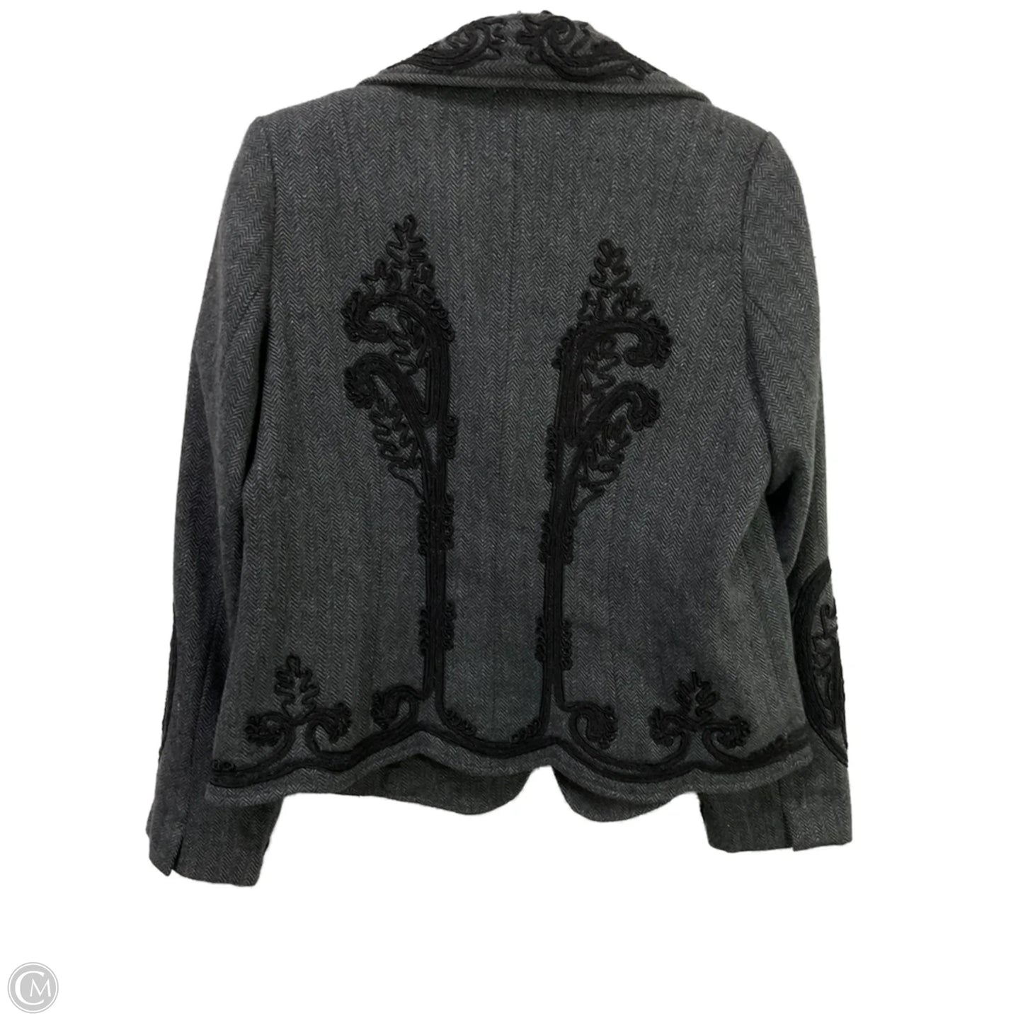Blazer By Soft Surroundings In Grey, Size: M