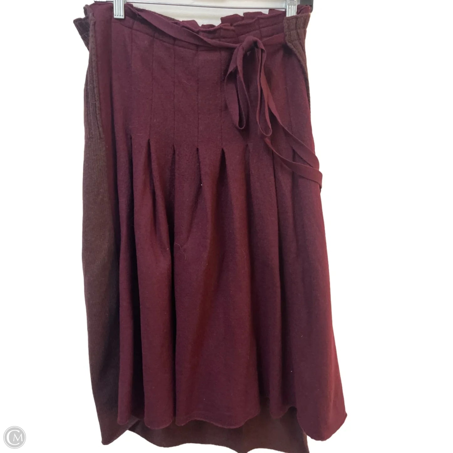 Skirt Luxury Designer By Stella Mccartney In Maroon, Size: Osfm