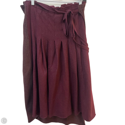 Skirt Luxury Designer By Stella Mccartney In Maroon, Size: Osfm