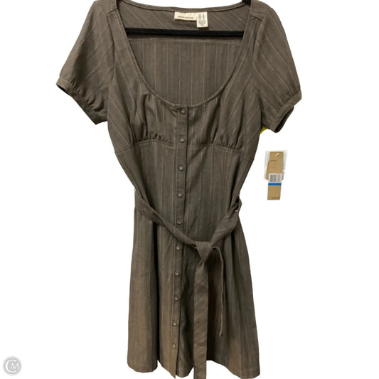 Dress Casual Midi By Dkny In Brown, Size: Xl