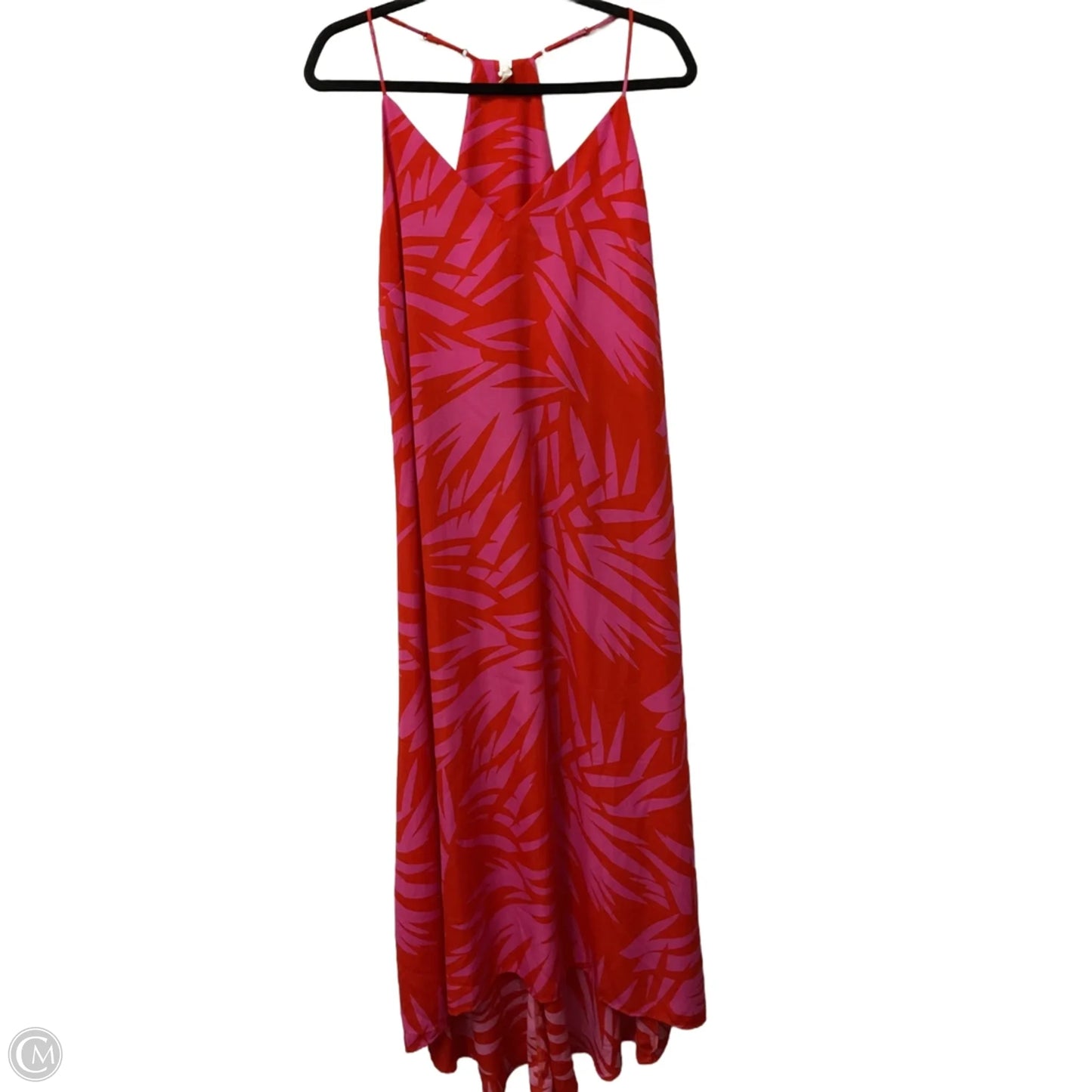 Dress Casual Maxi By Tyche In Pink & Red, Size: L
