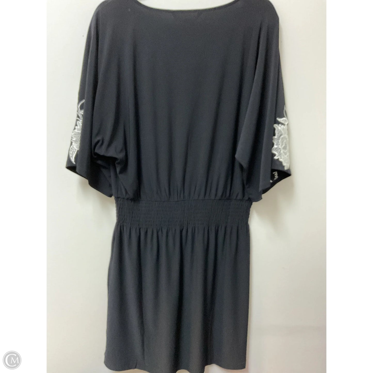 Dress Casual Midi By White House Black Market In Black, Size: L