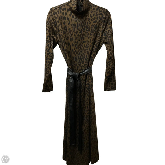 Dress Casual Midi By Anne Klein In Leopard Print, Size: M