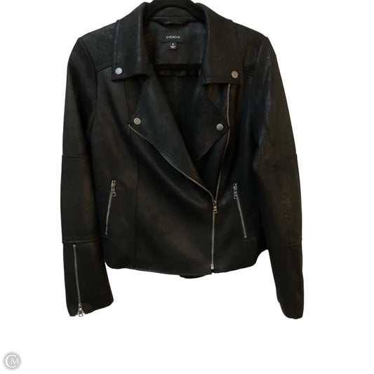 Jacket Moto By Evereve In Black, Size: M