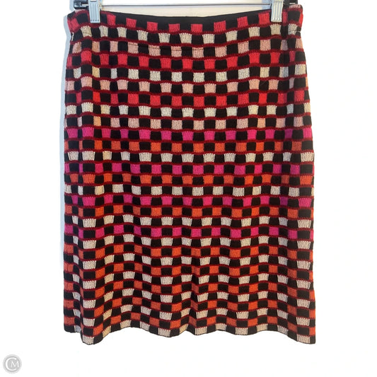 Skirt Midi By Aldomartins In Black & Pink, Size: M