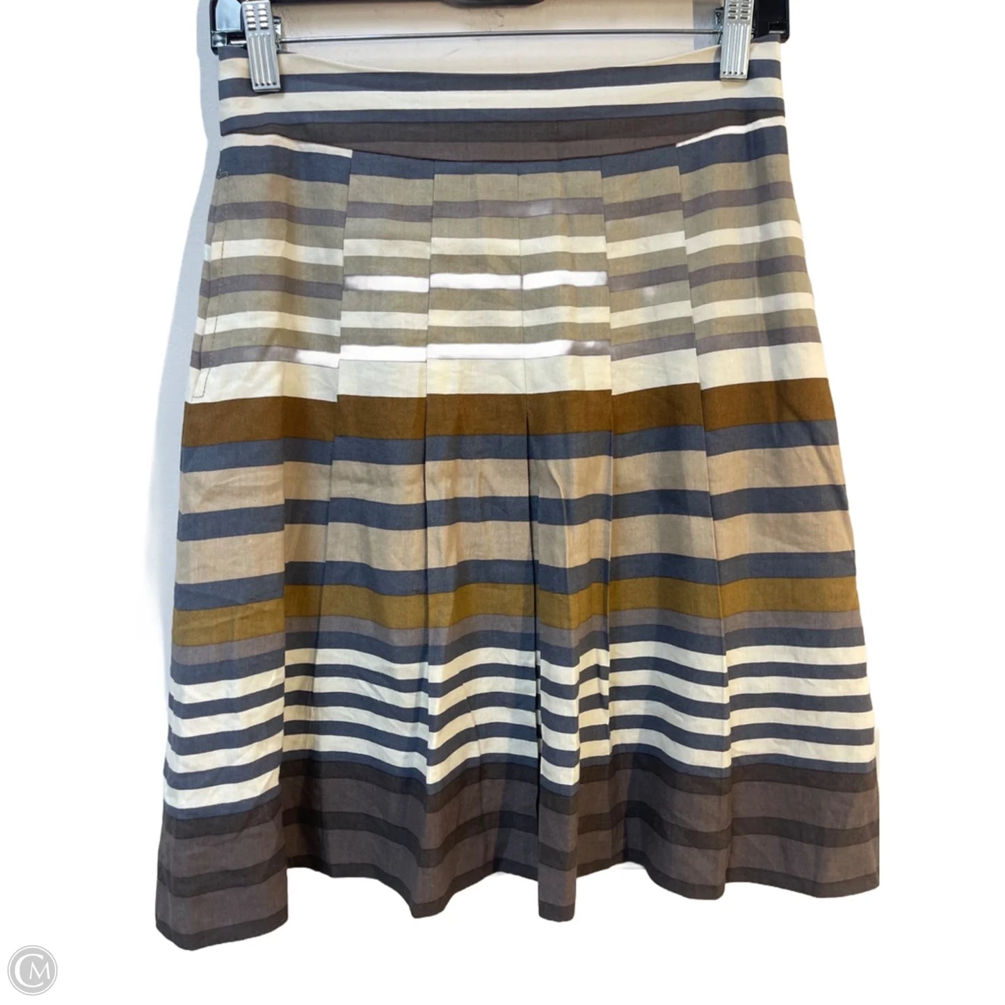 Skirt Mini & Short By Banana Republic In Striped Pattern, Size: Xs
