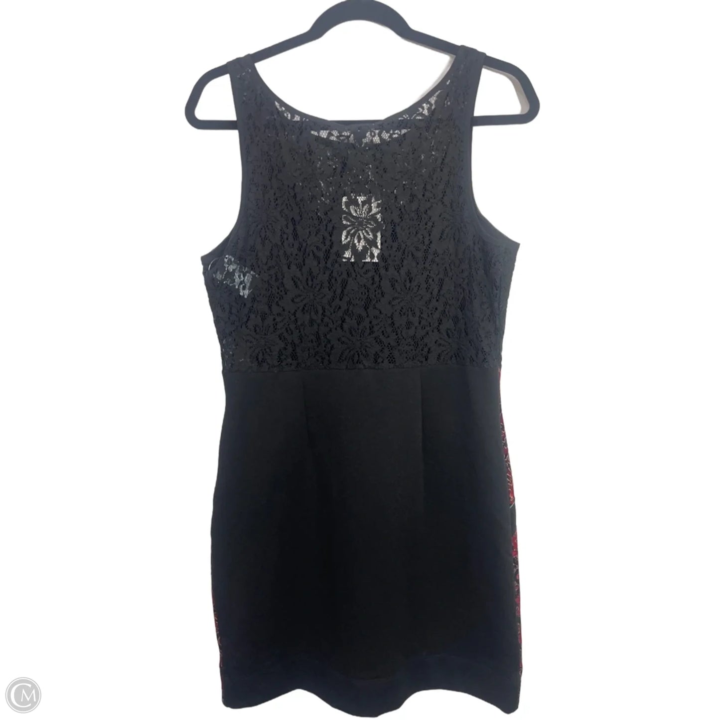 Dress Party Midi By Ecote In Black & Red, Size: L