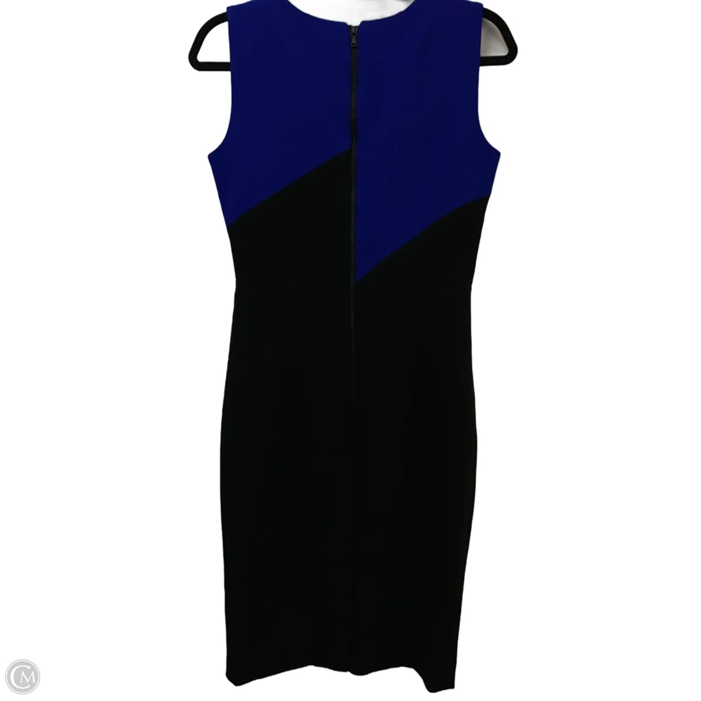 Dress Designer By Milly In Black & Blue, Size: 4