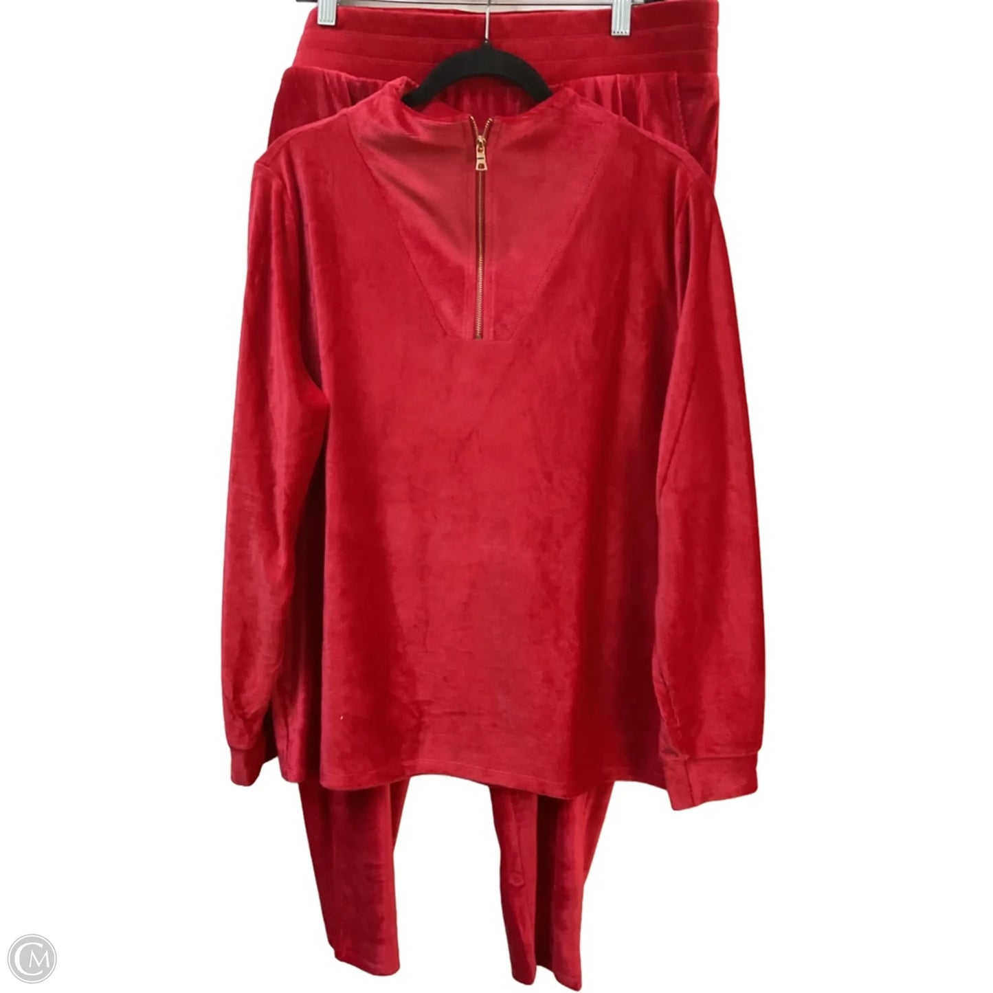 Pants Set 2pc By Any Body In Red, Size: L