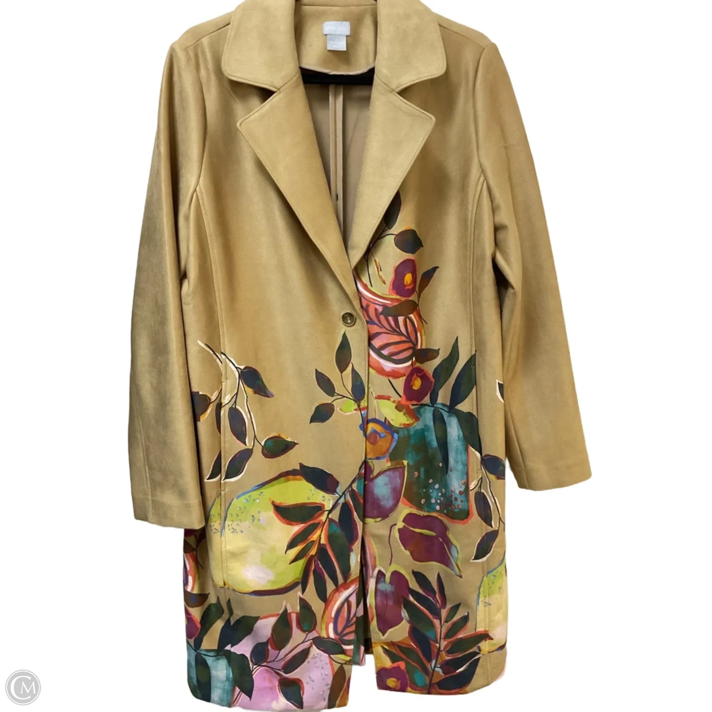 Coat Other By Chicos In Tan, Size: L