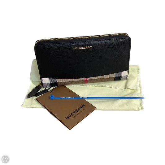 Wallet Luxury Designer By Burberry, Size: Large