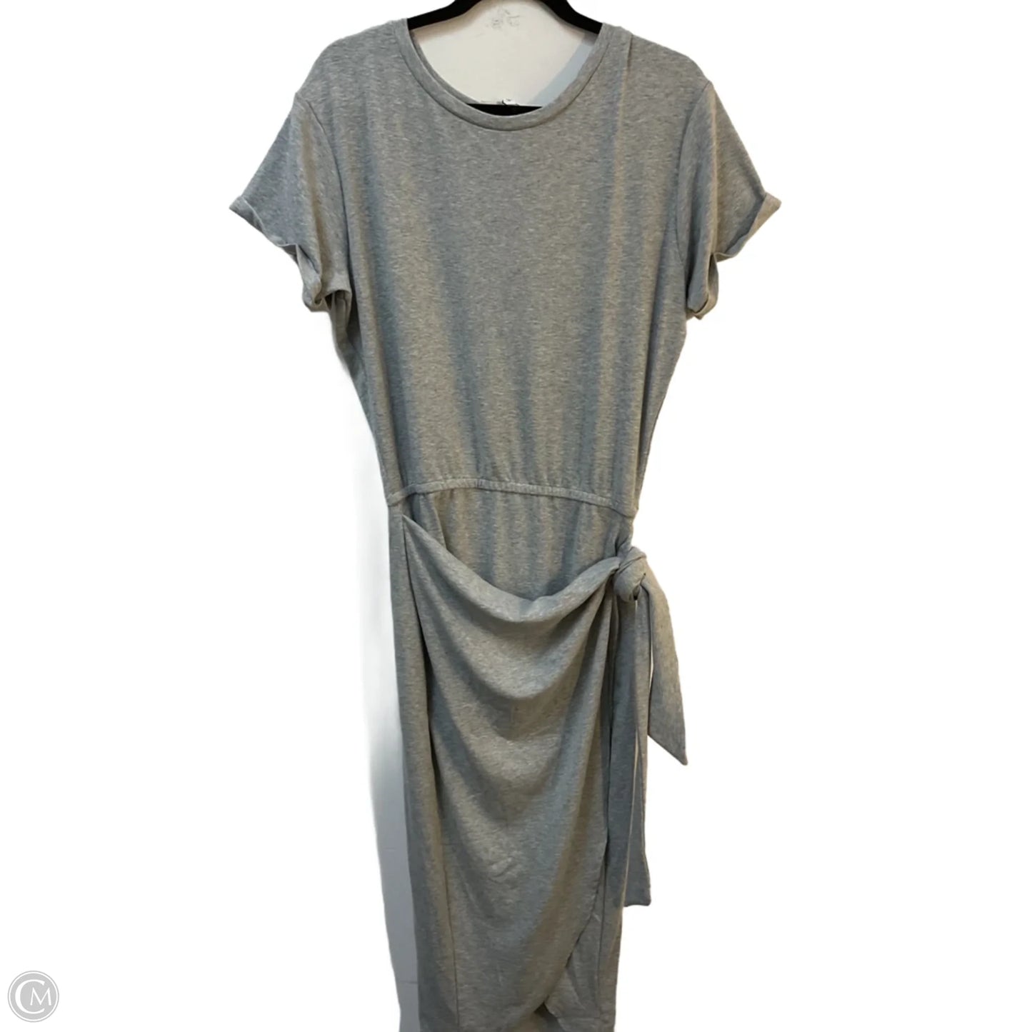 Dress Casual Midi By Clothes Mentor In Grey, Size: M