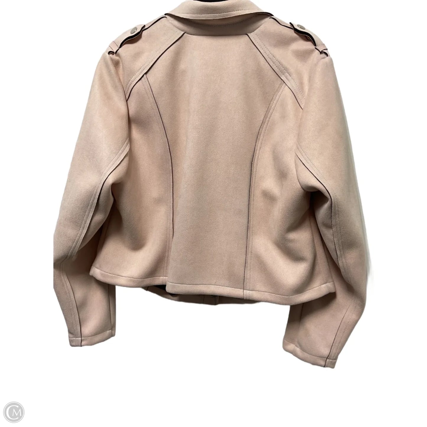 Jacket Moto By Torrid In Pink, Size: 2x