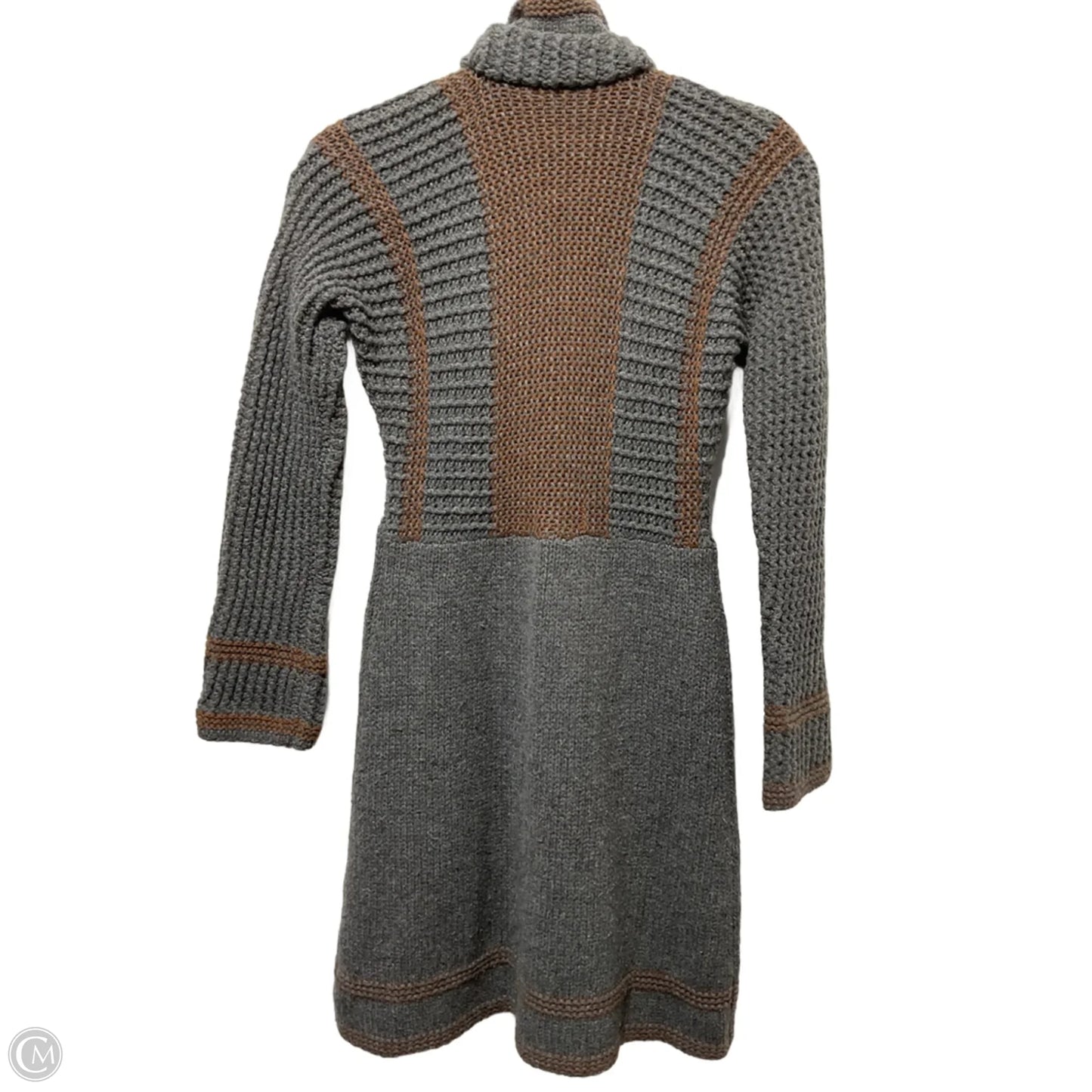 Sweater Cardigan By Cmb In Grey, Size: S