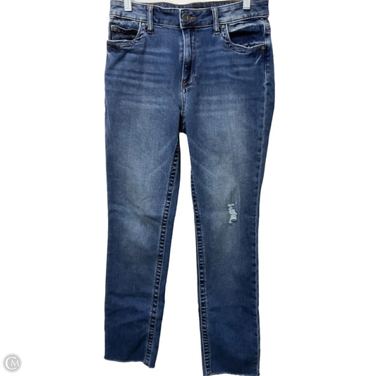 Jeans Straight By Kut In Blue Denim, Size: 4