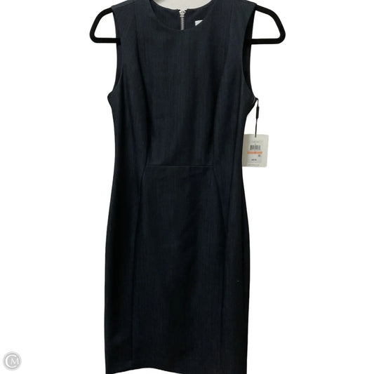 Dress Work By Calvin Klein In Navy, Size: Xs