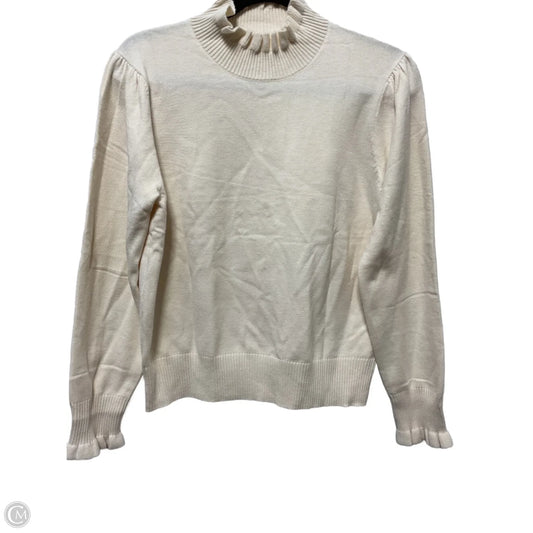 Sweater By Clothes Mentor In Cream, Size: M