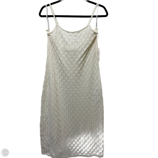 Dress Casual Midi By Billabong In Cream, Size: L