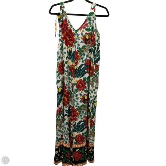 Jumpsuit By Clothes Mentor In Tropical Print, Size: M
