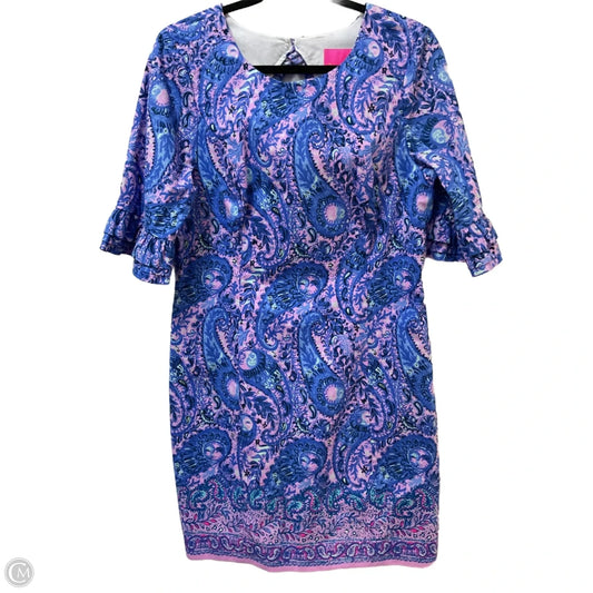 Dress Designer By Lilly Pulitzer In Blue & Pink, Size: M