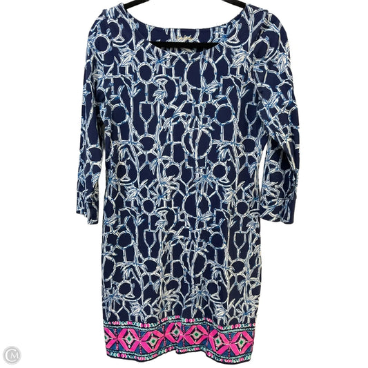 Dress Designer By Lilly Pulitzer In Navy, Size: M