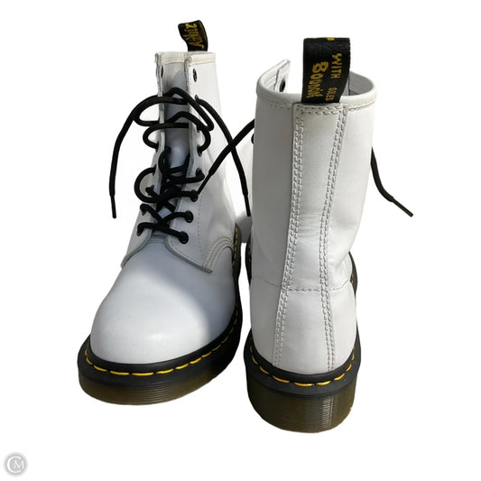Boots Combat By Dr Martens In White, Size: 9