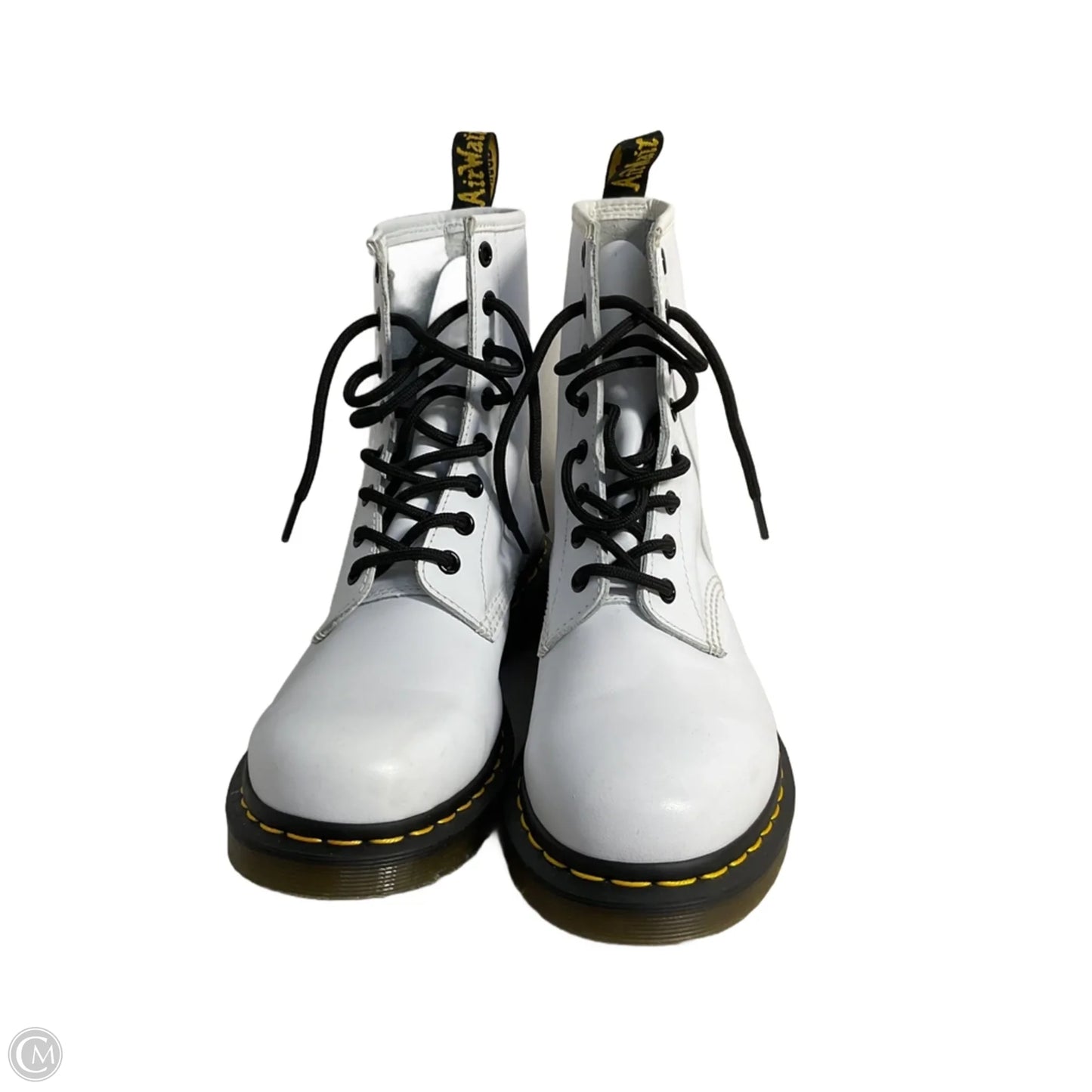 Boots Combat By Dr Martens In White, Size: 9
