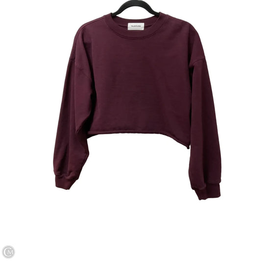 Sweatshirt Crewneck By Cmc In Maroon, Size: Xs