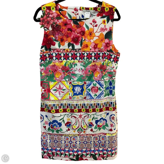 Dress Casual Midi By Desigual In Multi-colored, Size: L