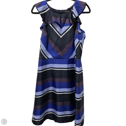 Dress Party Midi By Banana Republic In Striped Pattern, Size: M