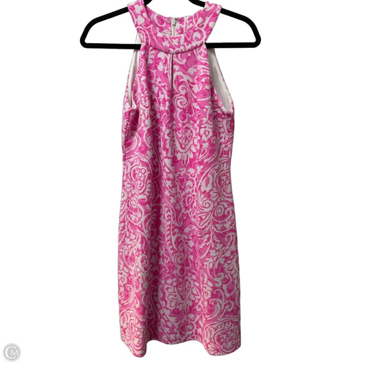Dress Party Midi By Vince Camuto In Pink & White, Size: S