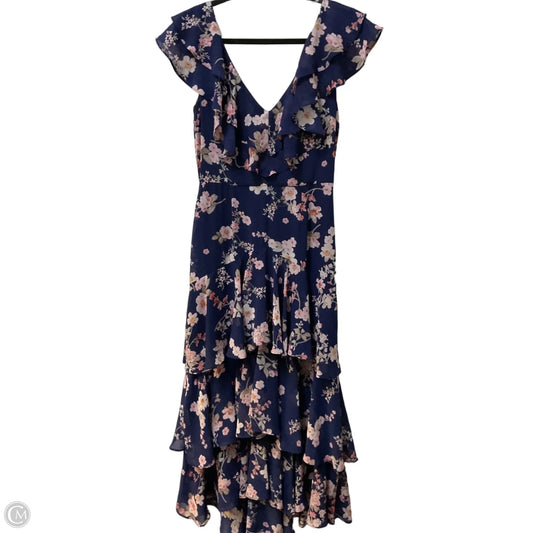 Dress Party Midi By Wayf In Navy, Size: S