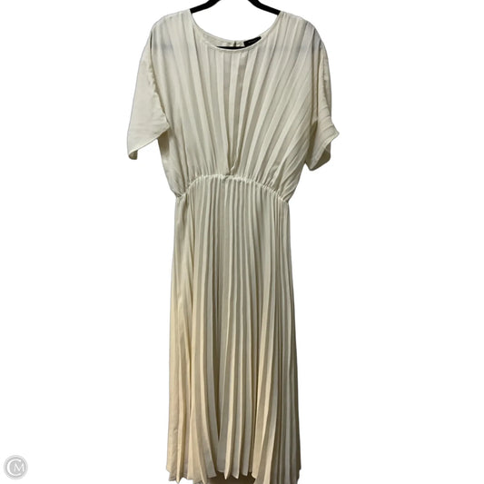 Dress Party Midi By Halogen In Ivory, Size: M