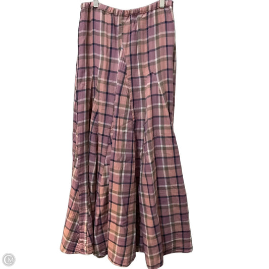 Skirt Maxi By Free People In Plaid Pattern, Size: S