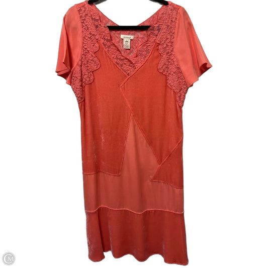 Dress Casual Midi By Sundance In Orange, Size: M