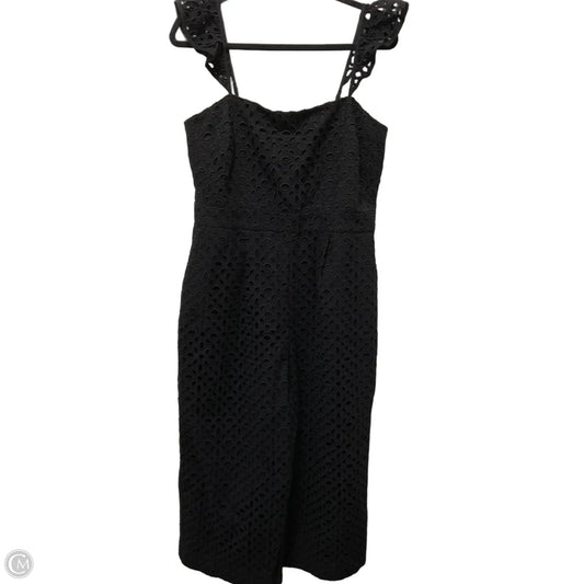 Dress Casual Midi By J. Crew In Black, Size: L