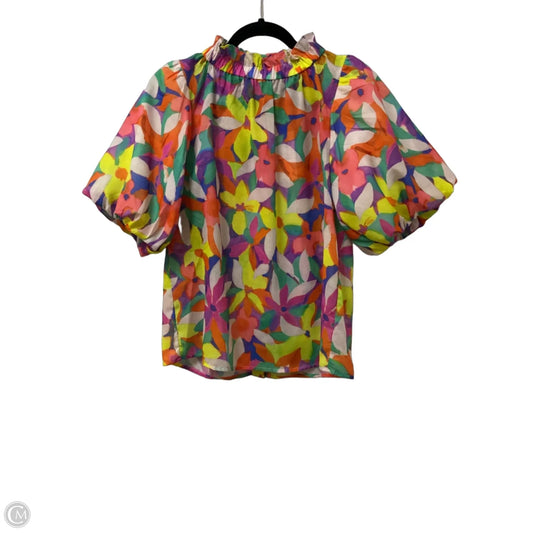 Blouse Short Sleeve By Thml In Floral Print, Size: S