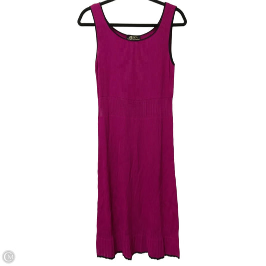 Dress Designer By Escada In Black & Pink, Size: M