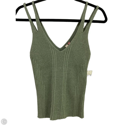 Top Sleeveless By Pilcro In Green, Size: M