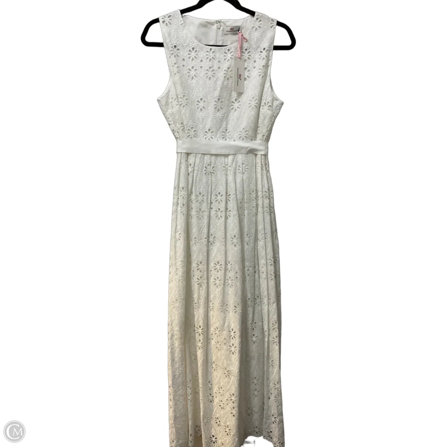Dress Casual Maxi By Vineyard Vines In White, Size: M
