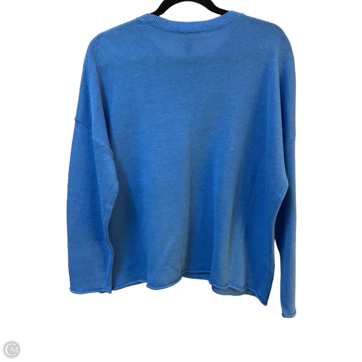 Sweater By Eileen Fisher In Blue, Size: L